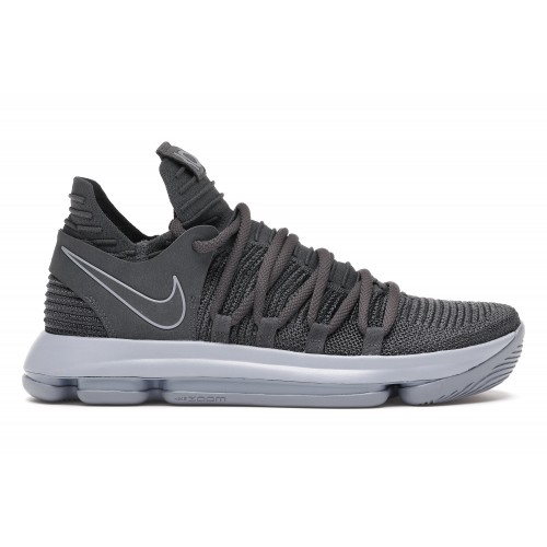 Кроссы Nike KD 10 Dark Grey - мужская сетка размеров