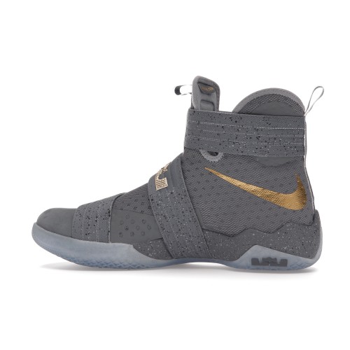 Кроссы Nike LeBron Zoom Soldier 10 Battle Grey - мужская сетка размеров