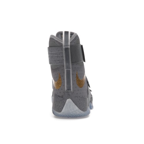 Кроссы Nike LeBron Zoom Soldier 10 Battle Grey - мужская сетка размеров