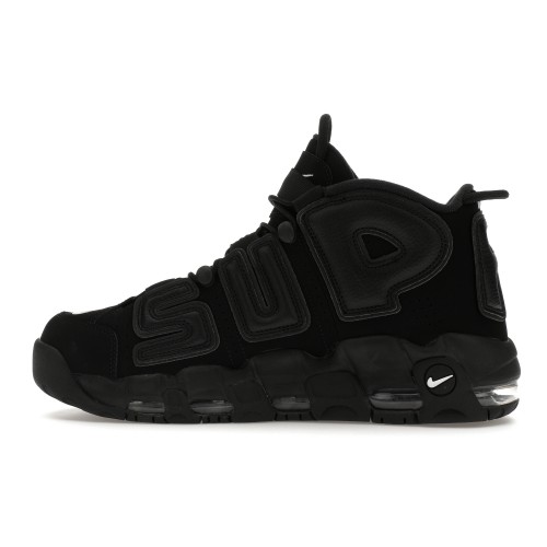 Кроссы Nike Air More Uptempo Supreme Suptempo Black - мужская сетка размеров