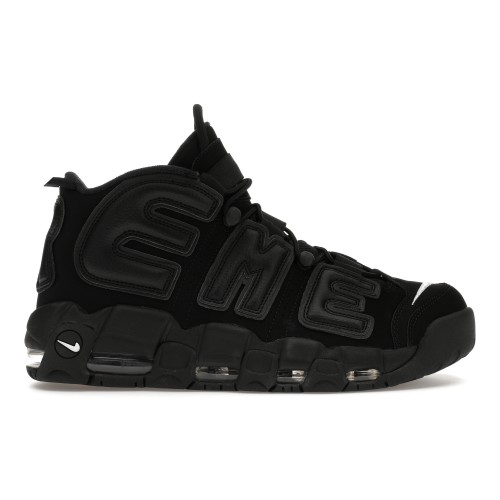 Кроссы Nike Air More Uptempo Supreme Suptempo Black - мужская сетка размеров