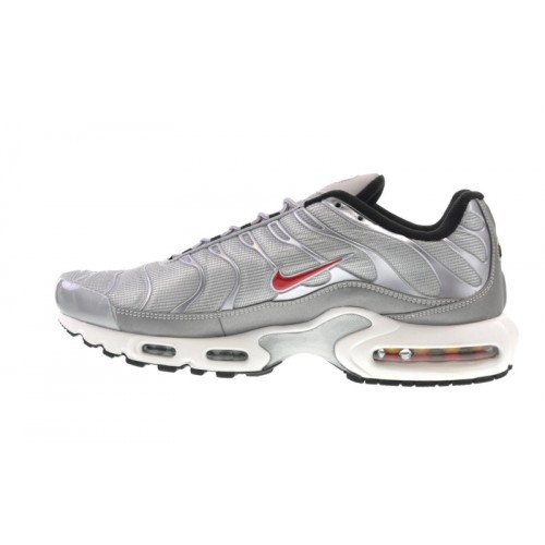 Кроссы Nike Air Max Plus Silver Bullet - мужская сетка размеров