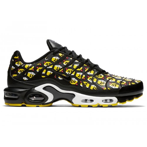 Кроссы Nike Air Max Plus QS All-Over Print Black - мужская сетка размеров