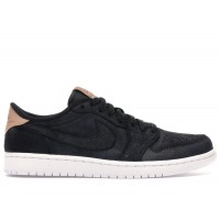 Jordan 1 Retro Low OG Black Vachetta
