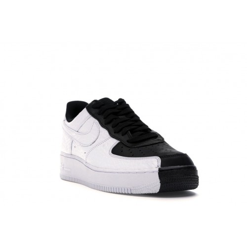 Кроссы Nike Air Force 1 Low Split White Black - мужская сетка размеров