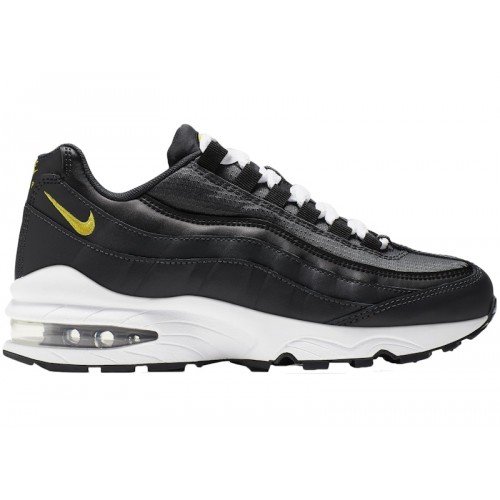 Nike Air Max 95 GS Anthracite Amarillo - подростковая сетка размеров