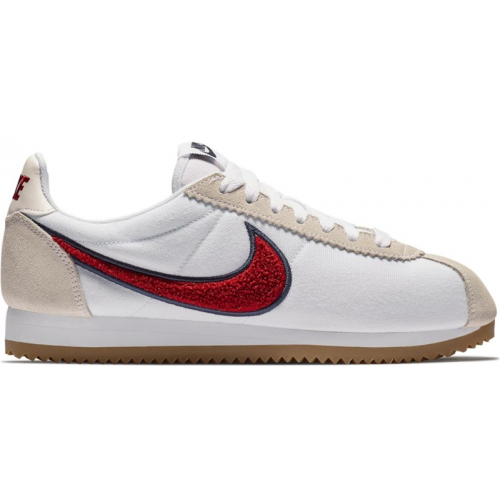Кроссы Nike Classic Cortez Chenille Swoosh Red Crush (W) - женская сетка размеров