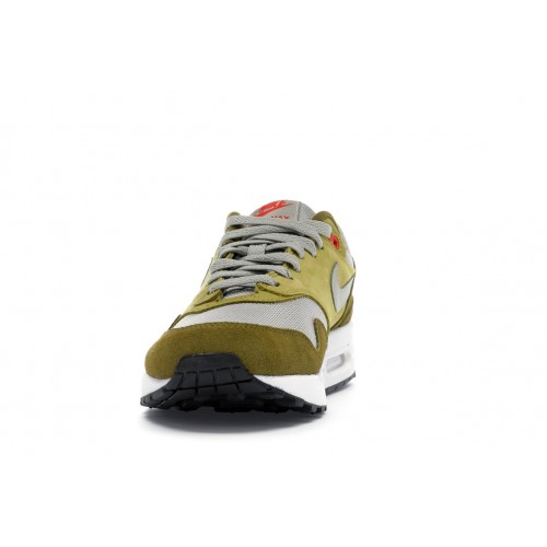 Кроссы Nike Air Max 1 Curry Pack (Olive) - мужская сетка размеров