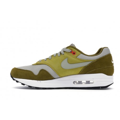 Кроссы Nike Air Max 1 Curry Pack (Olive) - мужская сетка размеров