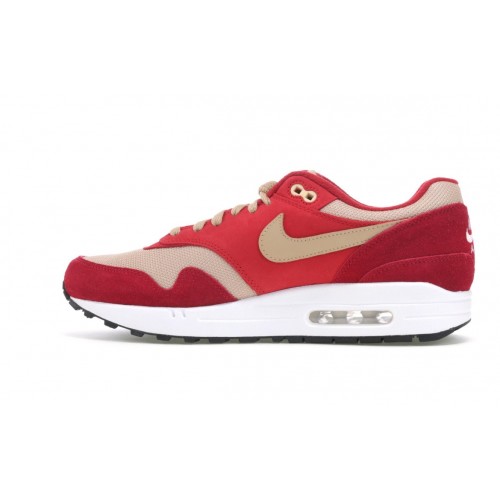 Кроссы Nike Air Max 1 Curry Pack (Red) - мужская сетка размеров