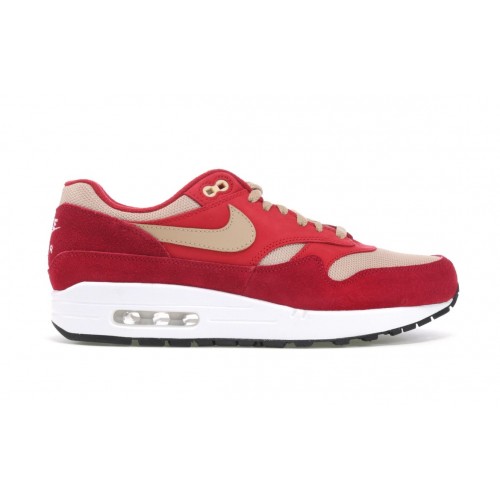 Кроссы Nike Air Max 1 Curry Pack (Red) - мужская сетка размеров