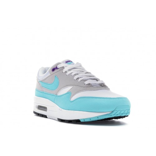 Кроссы Nike Air Max 1 Anniversary Aqua - мужская сетка размеров