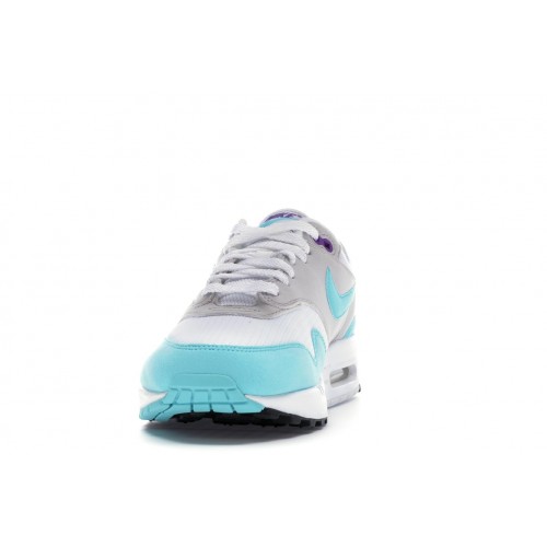 Кроссы Nike Air Max 1 Anniversary Aqua - мужская сетка размеров