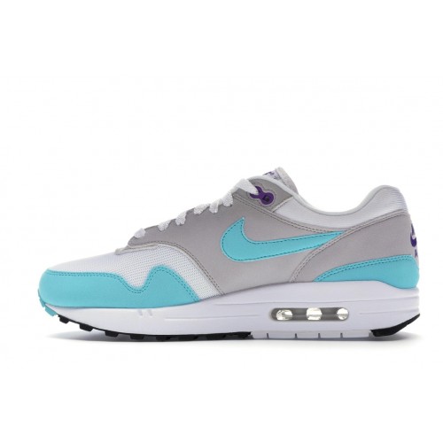 Кроссы Nike Air Max 1 Anniversary Aqua - мужская сетка размеров