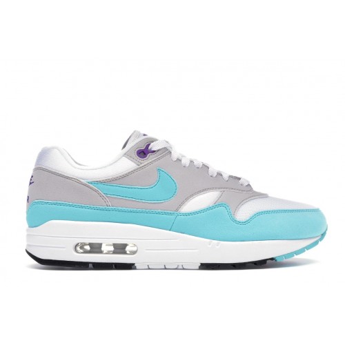 Кроссы Nike Air Max 1 Anniversary Aqua - мужская сетка размеров