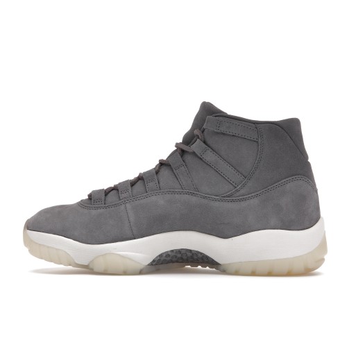Кроссы Jordan 11 Retro Pinnacle Grey Suede - мужская сетка размеров