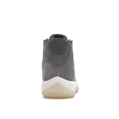 Кроссы Jordan 11 Retro Pinnacle Grey Suede - мужская сетка размеров