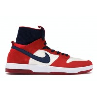 Кроссовки Nike SB Dunk High Elite Red Navy White