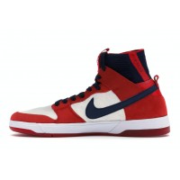 Кроссовки Nike SB Dunk High Elite Red Navy White