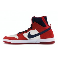 Кроссовки Nike SB Dunk High Elite Red Navy White