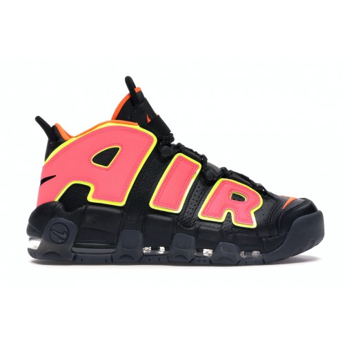 Кроссы Nike Air More Uptempo Hot Punch (W) - женская сетка размеров