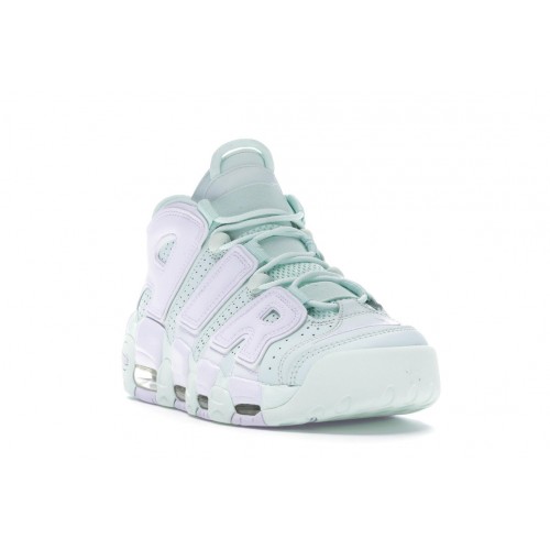Кроссы Nike Air More Uptempo Barley Green (W) - женская сетка размеров