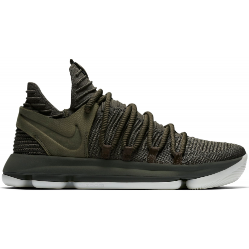 Кроссы Nike KD 10 Olive - мужская сетка размеров