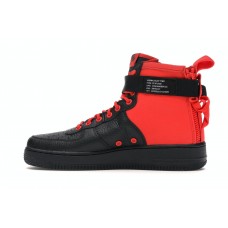 Мужские кроссовки Nike SF Air Force 1 Mid Habanero Red Black