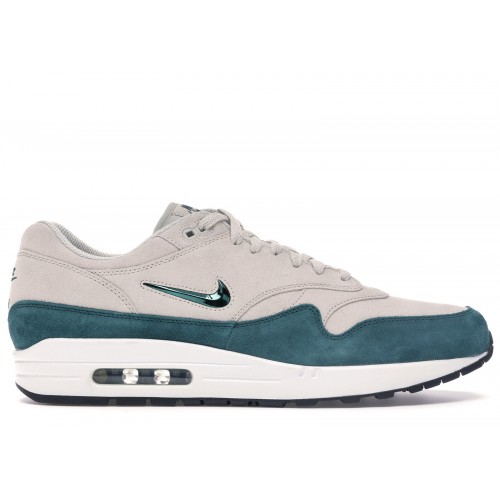 Кроссы Nike Air Max 1 Jewel Atomic Teal - мужская сетка размеров