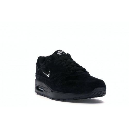 Кроссы Nike Air Max 1 Jewel Black Chrome - мужская сетка размеров