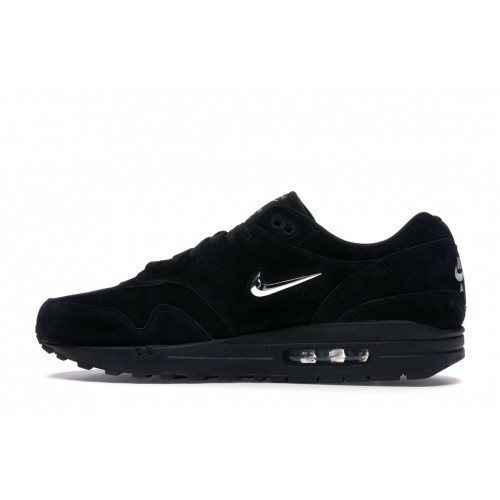 Кроссы Nike Air Max 1 Jewel Black Chrome - мужская сетка размеров