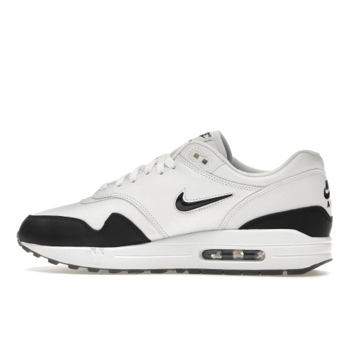 Кроссы Nike Air Max 1 Jewel White Black (2017) - мужская сетка размеров