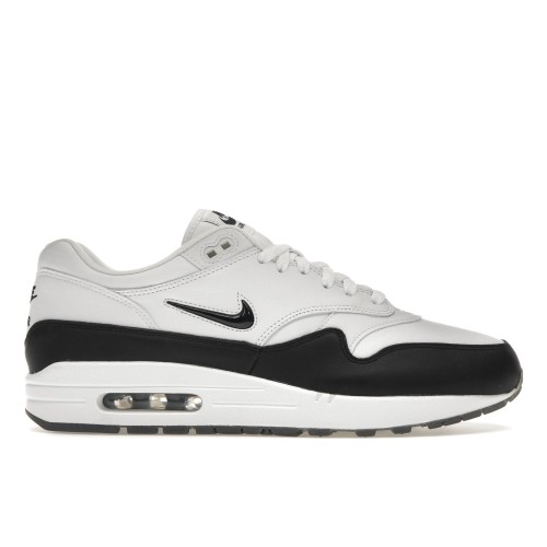 Кроссы Nike Air Max 1 Jewel White Black (2017) - мужская сетка размеров