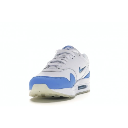 Кроссы Nike Air Max 1 Jewel University Blue - мужская сетка размеров