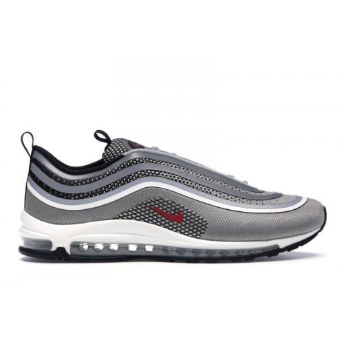 Кроссы Nike Air Max 97 Ultra 17 Silver Bullet - мужская сетка размеров