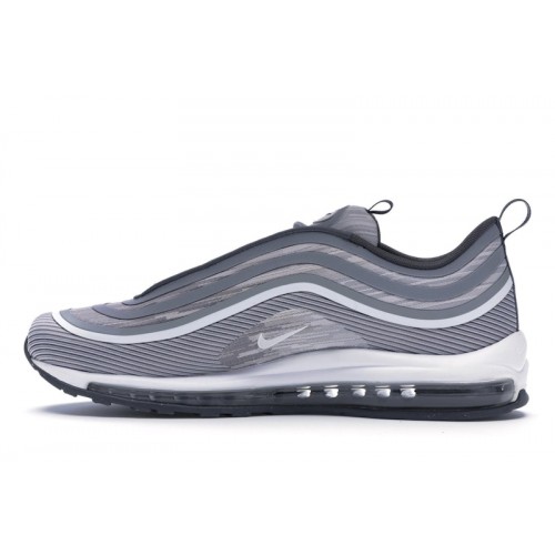 Кроссы Nike Air Max 97 Ultra 17 Wolf Grey Dark Grey - мужская сетка размеров