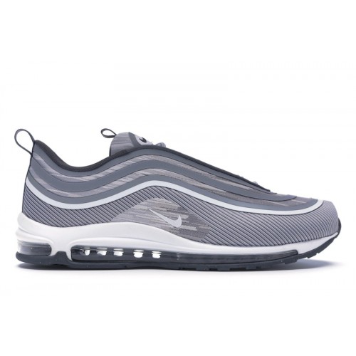 Кроссы Nike Air Max 97 Ultra 17 Wolf Grey Dark Grey - мужская сетка размеров