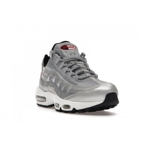 Кроссы Nike Air Max 95 Silver Bullet - мужская сетка размеров