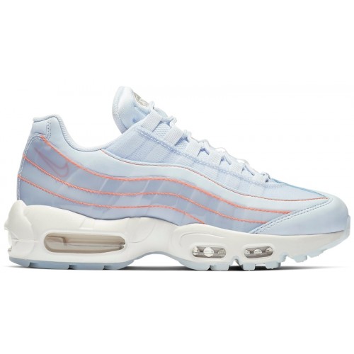 Nike Wmns Air Max 95 Half Blue - женская сетка размеров