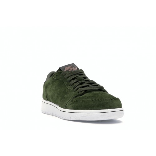 Кроссы Jordan 1 Retro Low NS Legion Green (GS) - подростковая сетка размеров