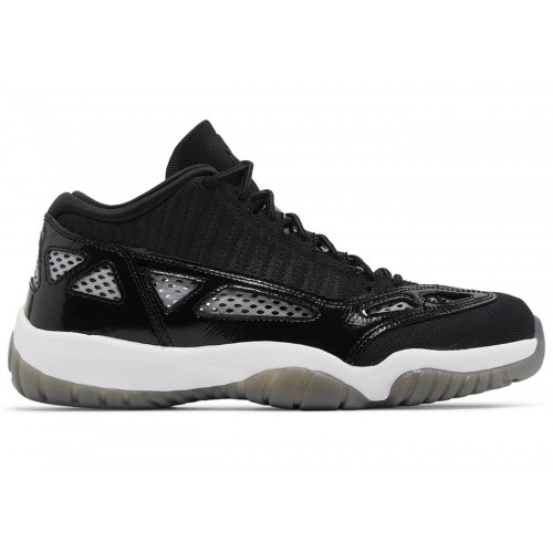 Кроссы Jordan 11 Retro Low IE Craft Black White - мужская сетка размеров