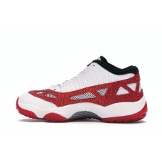 Кроссовки Jordan 11 Retro Low IE White Gym Red