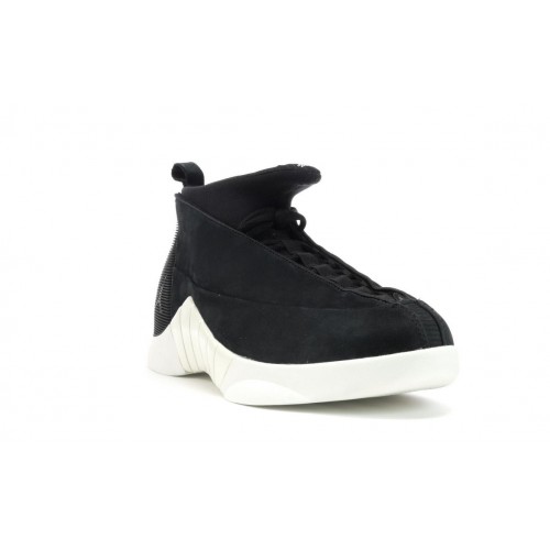 Кроссы Jordan 15 Retro PSNY Black Suede - мужская сетка размеров