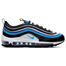 Подростковые Nike Air Max 97 Black Hyper Blue Oracle Aqua (GS)