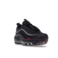 Подростковые Nike Air Max 97 Black Silver Red (GS)