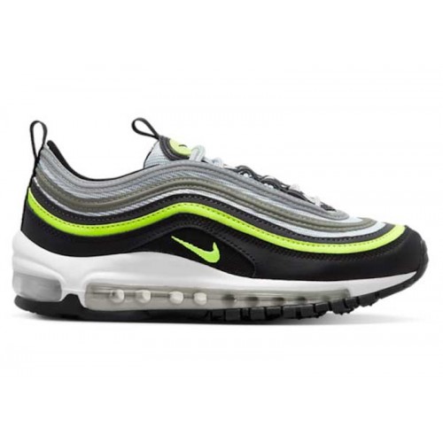 Кроссы Nike Air Max 97 Icons Neon (GS) - подростковая сетка размеров