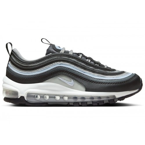 Nike Air Max 97 GS Black Iron Grey - подростковая сетка размеров