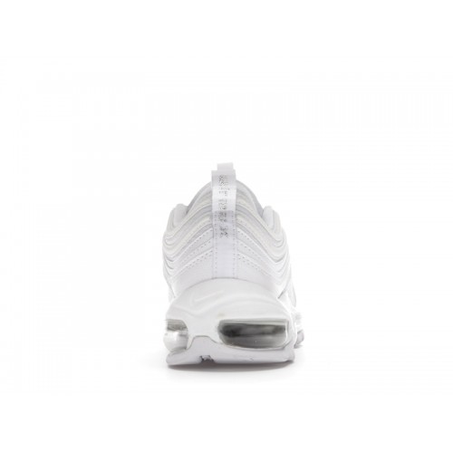 Кроссы Nike Air Max 97 White Metallic Silver (GS) - подростковая сетка размеров
