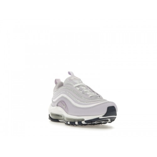 Nike Air Max 97 GS White Violet Frost - подростковая сетка размеров