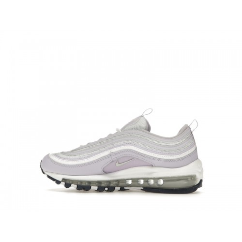 Nike Air Max 97 GS White Violet Frost - подростковая сетка размеров